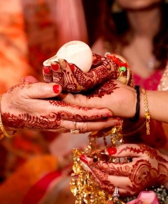 Wedding ceremony henna